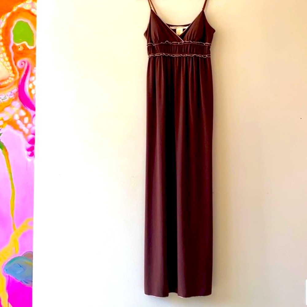 Max Studio Maxi Dress in Mocha, size M, nice cond.